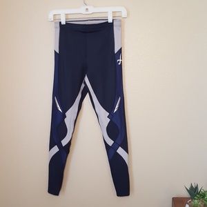 CWX expert women's running tights blue gray M
